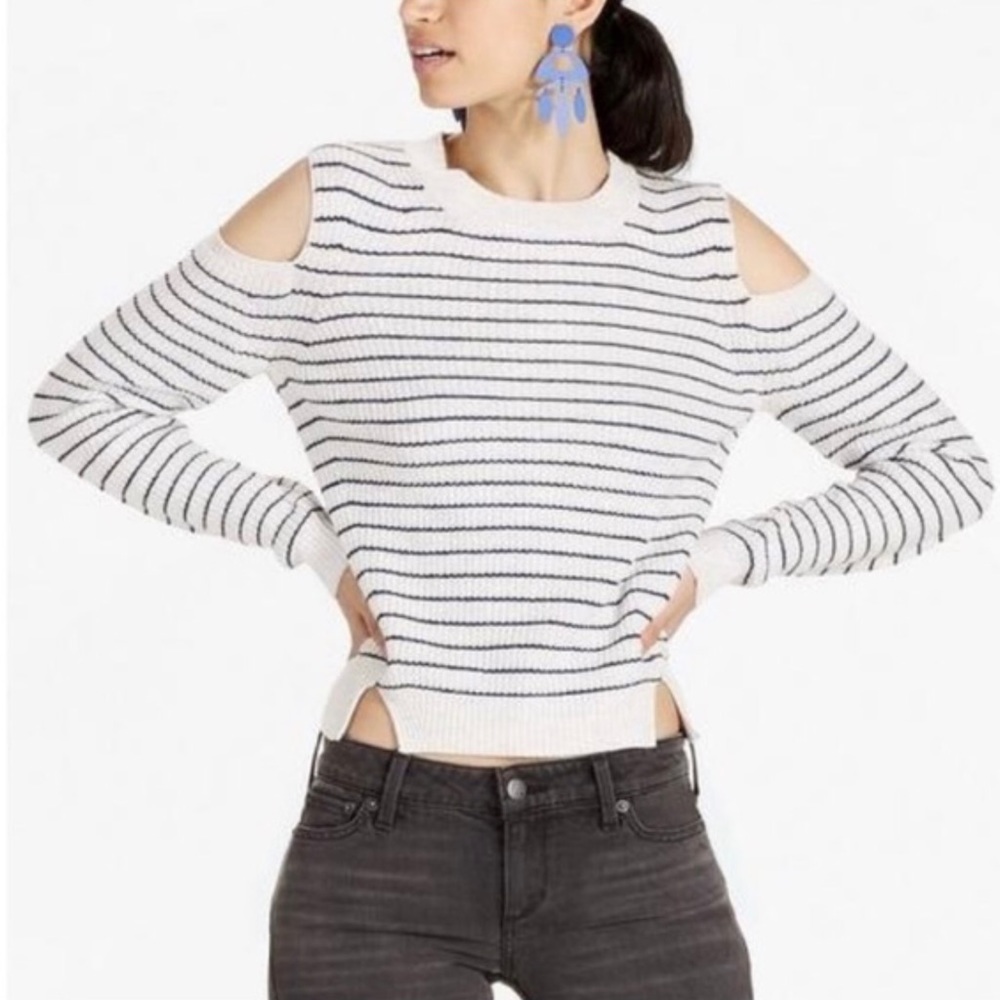Lucky Brand cold shoulder sweater